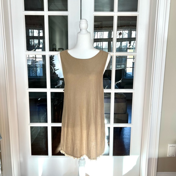 NWOT J Jill Matching Sweater Set with Fringe Trim Sz L (tall) - Picture 3 of 4